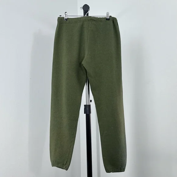 freecity Olive Green Track Joggers with Black Logo and Mustard Accent - Picture 3 of 3
